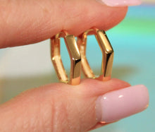 Load image into Gallery viewer, Bold Hexagon Hoops - Chloe and Lois