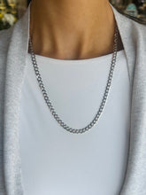 Load image into Gallery viewer, 20" Open Cuban Necklace- 14K White Gold