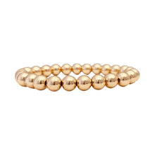 Load image into Gallery viewer, 5mm Gold Beaded Bracelet