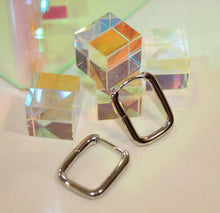 Load image into Gallery viewer, Bubble "Rectangle" Hoop Earrings - Chloe and Lois