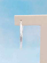 Load image into Gallery viewer, 1.25" Twisted Hoops - Sterling Silver