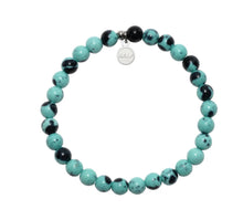 Load image into Gallery viewer, Seas The Moment Blue Zebra Jade Stacker - TJazelle HELP Collection