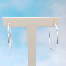 Load image into Gallery viewer, 1.5" Polished Hoops - Sterling Silver