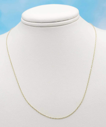Thin Cable Chain - 14K Yellow Gold