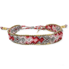 Load image into Gallery viewer, Ruby Quartz- Bali Friendship Bracelet