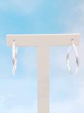 Load image into Gallery viewer, 1.25" Twisted Hoops - Sterling Silver