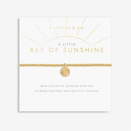 a Little Ray of Sunshine - Gold Katie Loxton Bracelet