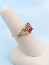 Load image into Gallery viewer, Pink Tourmaline Ring - 14K Yellow Gold