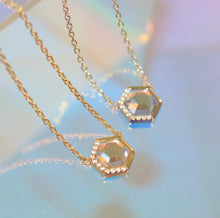 Load image into Gallery viewer, Stardust Angel Aura Quartz Necklace - Chloe and Lois
