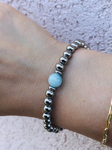 Aquamarine - The Cape Bracelet - TJazelle