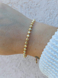 Moon Chain Bracelet - 14K Gold