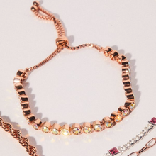 Load image into Gallery viewer, Bolo Tennis Bracelet with Crystal AB - Alex and Ani