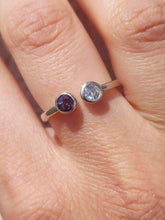 Load image into Gallery viewer, June &amp; April Birthstone Ring - Sterling Silver