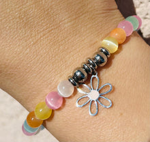 Load image into Gallery viewer, Flower TJazelle H.E.L.P Charm Bracelet