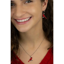 Load image into Gallery viewer, Halia Crystal Cardinal Earrings - Anne Koplik