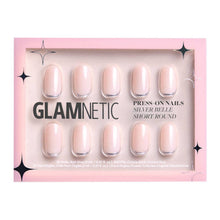 Load image into Gallery viewer, Silver Belle Press-On Nails|Natural Nail| Silver Accent
