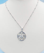 Load image into Gallery viewer, Sand Dollar Sterling Silver Necklace