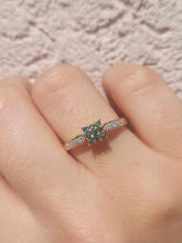 Load image into Gallery viewer, Blue Diamond Estate Ring - 14K Gold