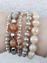 Load image into Gallery viewer, Taupe Stretchy Bracelets