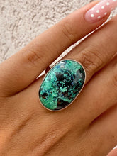 Load image into Gallery viewer, Azurite Oval Statement Ring - Dune Jewelry