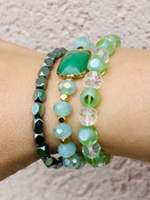 Load image into Gallery viewer, Evergreen Stretch Bracelet-Savvy Bling