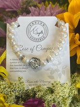 Load image into Gallery viewer, Pearl &quot;Rose of Compassion&quot; Bracelet - TJazelle