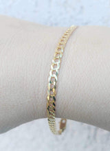 Load image into Gallery viewer, Curb Chain Bracelet - 14K Gold