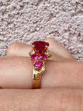 Load image into Gallery viewer, Ruby Estate Ring - 14K Gold
