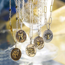 Load image into Gallery viewer, 24” Brass and Gold Beaded Chain-Waxing Poetic