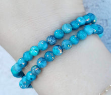 Load image into Gallery viewer, Radiate Light Blue Opal Jade Stacker - TJazelle HELP Collection