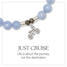 Load image into Gallery viewer, "Just Cruise" Silver Charm Bracelet - TJazelle