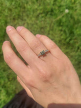 Load image into Gallery viewer, Blue Diamond Estate Ring - 14K Gold