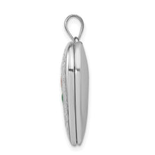 Load image into Gallery viewer, Mom Rose Locket Necklace - Sterling Silver
