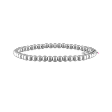 Load image into Gallery viewer, 4mm Silver Beaded Bracelet