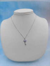 Load image into Gallery viewer, Petite Key Necklace - Sterling Silver