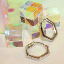 Load image into Gallery viewer, Bold Hexagon Hoops - Chloe and Lois