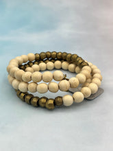 Load image into Gallery viewer, Stone &amp; Stick Wood Wrap Bracelet