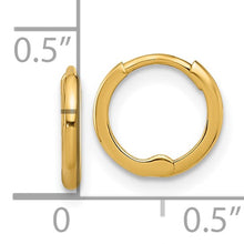 Load image into Gallery viewer, Polished Huggie Hoops - 14K Gold