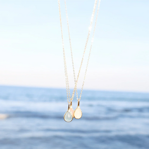 Moonstone Stone Charm Necklace - TJazelle