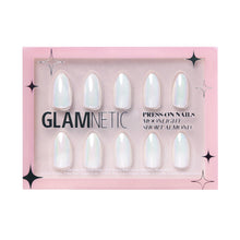Load image into Gallery viewer, Moonlight Press-On Nails|Pearlescent White| Short Almond
