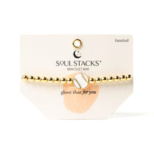 Load image into Gallery viewer, Baseball Bracelet- Soul Stacks