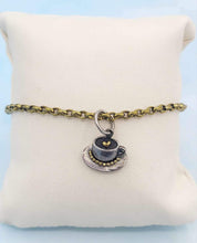 Load image into Gallery viewer, Chain Link Charm Bracelet -  Brass