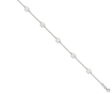 Load image into Gallery viewer, Polish Flower Anklet - Sterling Silver