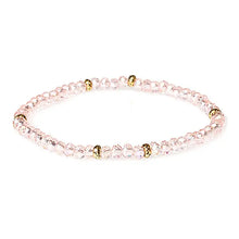 Load image into Gallery viewer, Light Pink AB with Gold Accents - Crystal Stacker