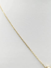 Load image into Gallery viewer, Blue Topaz Estate Pendant and Chain - 14K Yellow Gold