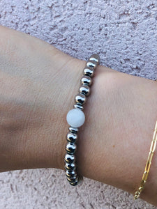 White Moonstone - TJazelle Cape Bracelet