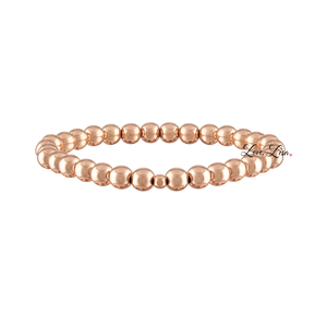 5mm Gold Beaded Bracelet