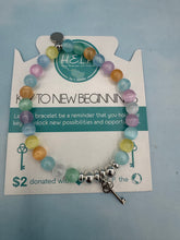 Load image into Gallery viewer, Key To New Beginnings Charm Bracelet - TJazelle HELP Collection