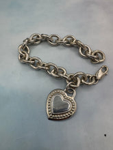 Load image into Gallery viewer, Judith Ripka Heart Sterling Silver Bracelet - Estate