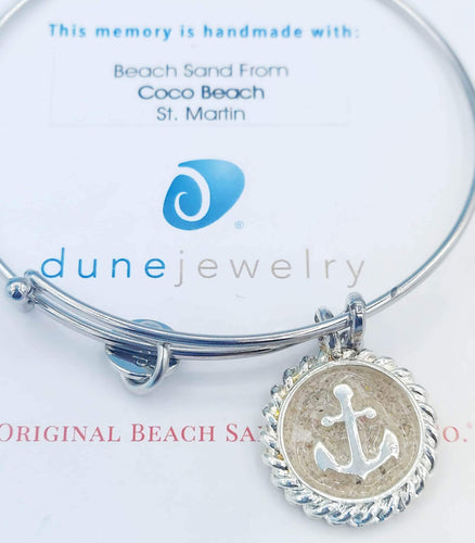 COCO Beach St. Martin- Dune Anchor Beach Bangle Bracelet